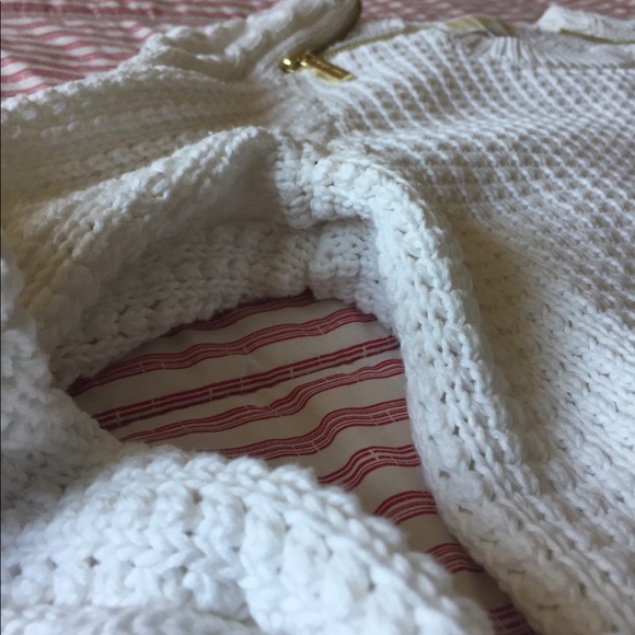 Michael Kors White Knit Crewneck Sweater - Picture 7 of 7